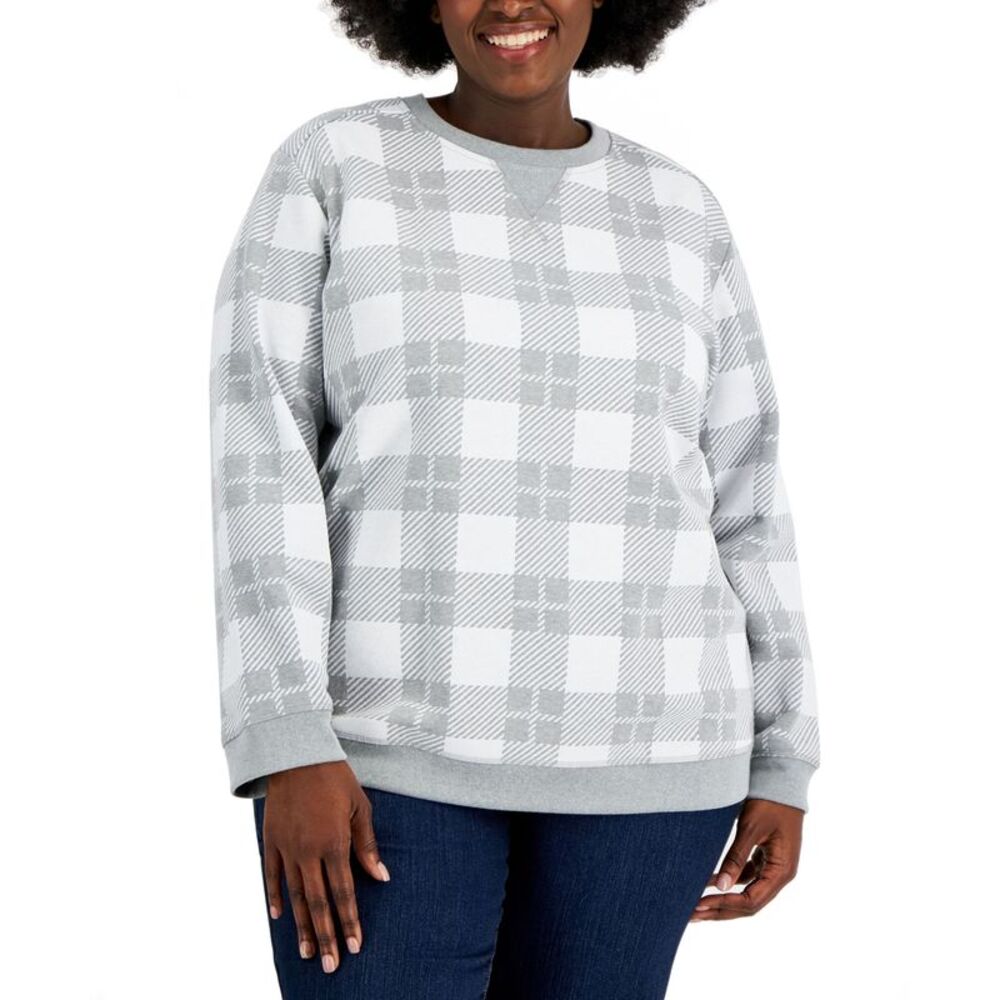 Karen Scott Plus Size Printed Sweatshirt